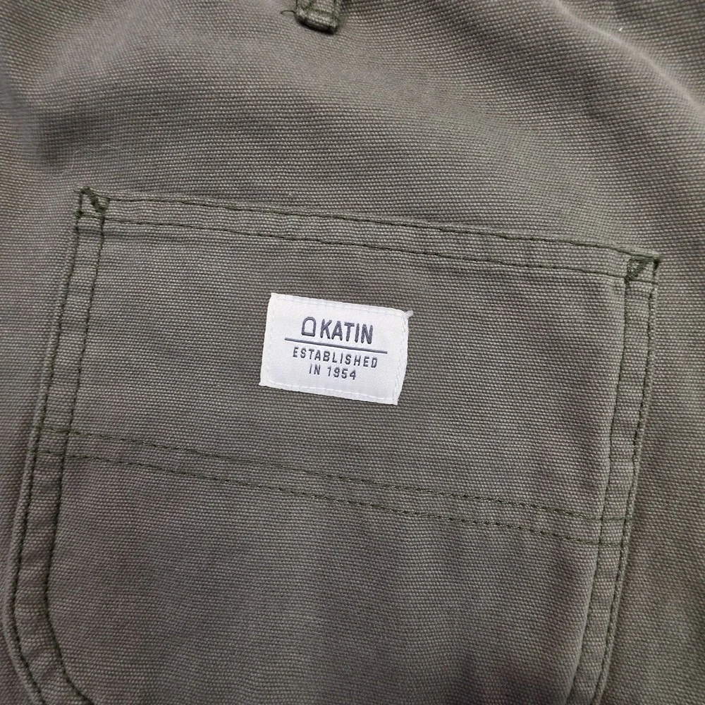 Katin Pants Mens 33 Olive Green Chino Straight Leg Casual Surf Skate